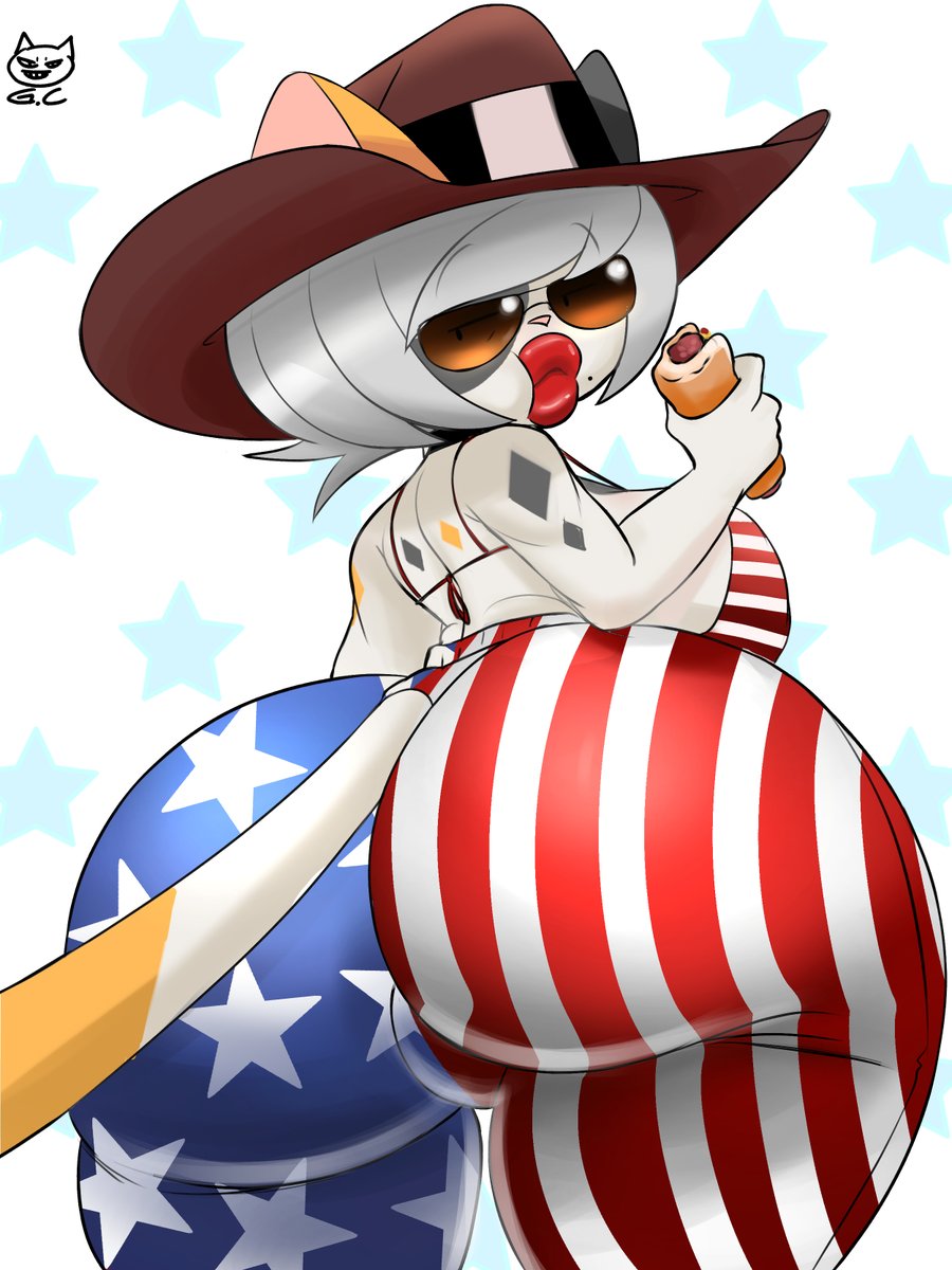 late, but happy july 4th   

Karen is from Texas.