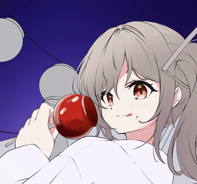 りんご飴('`)