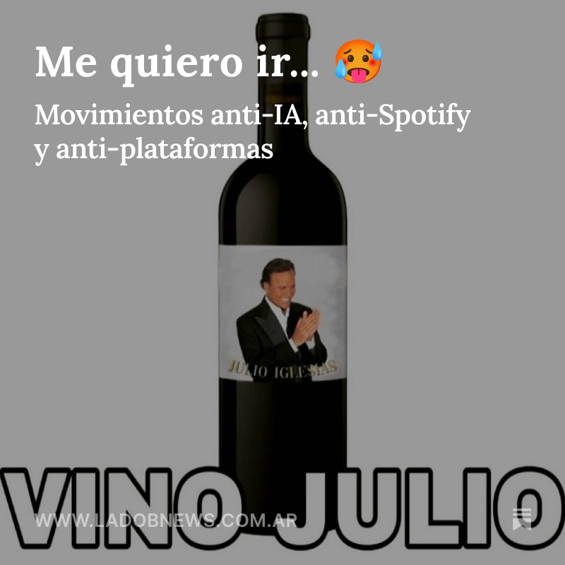 ¡Bienvenido Julio! En el número de LadoBNews de hoy hablo de ese sentimiento de agotamiento que nos genera el boom de la IA. Todo es IA y no podemos elegir escapar. Pero esto tiene una lógica y es la de las plataformas y su modelo de negocio.

Hay un movimiento AntiAI que va más