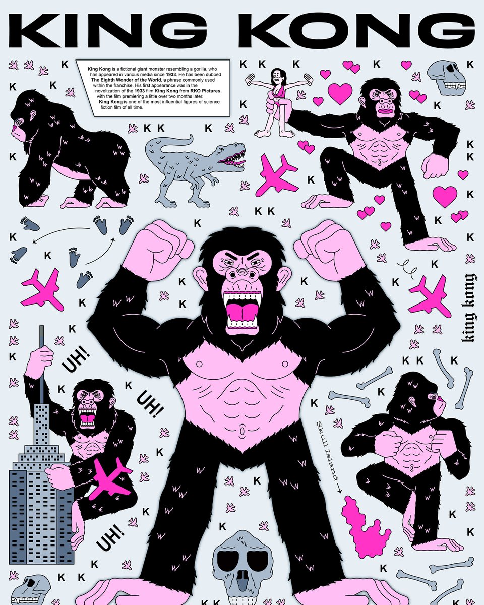 13amStudio's tweet image. New Arrival – King Kong by Filippo Fontana 🇮🇹
✨ Prices start at just £18
🎨 Available from A5-A1
💸 Pay in four with Clearpay or PayPal Credit
🌍 Every purchase supports global artists
🎁 Gift cards also available
Shop now through via the link below:
13amstudio.com/studio/p/filip……