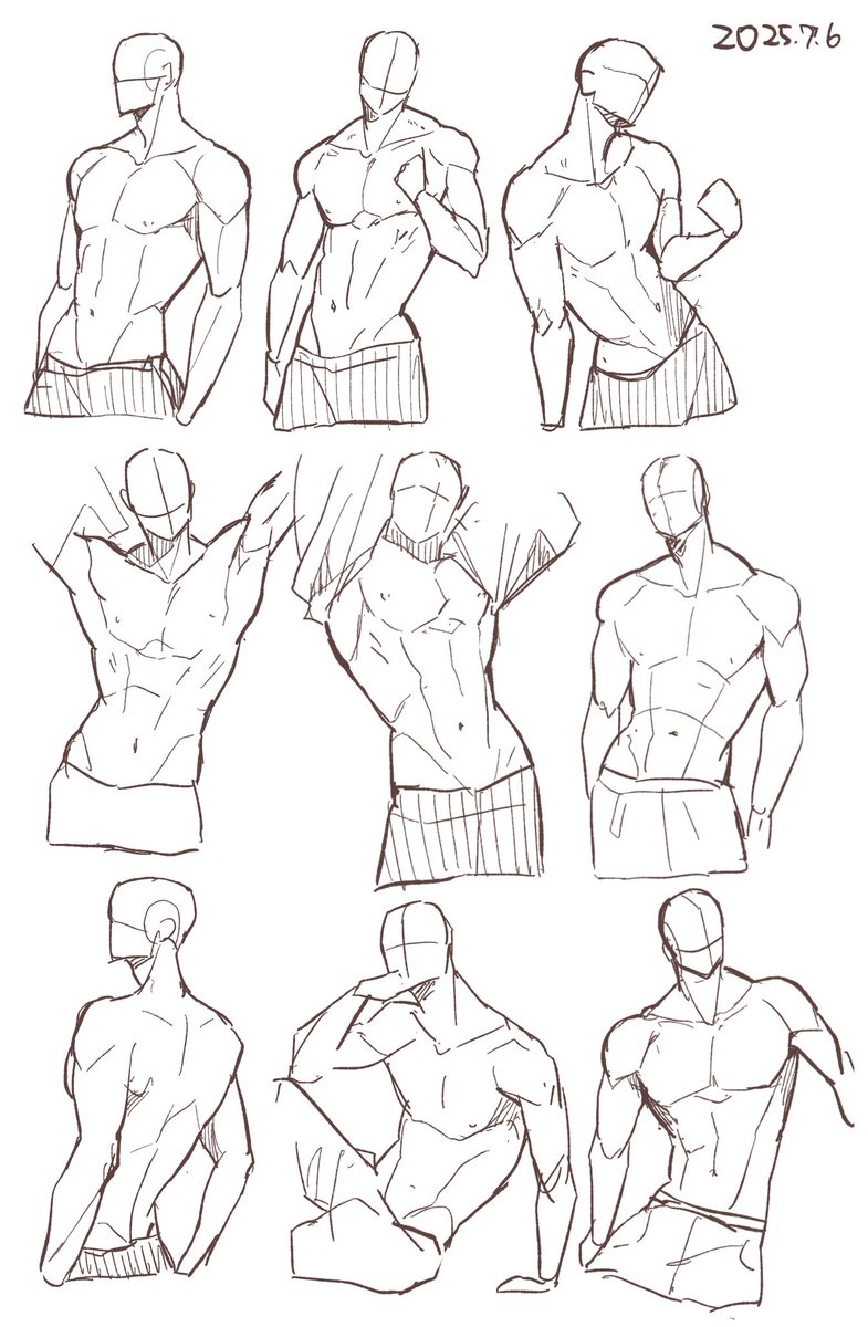 rensyuusuru7's tweet image. #croquis