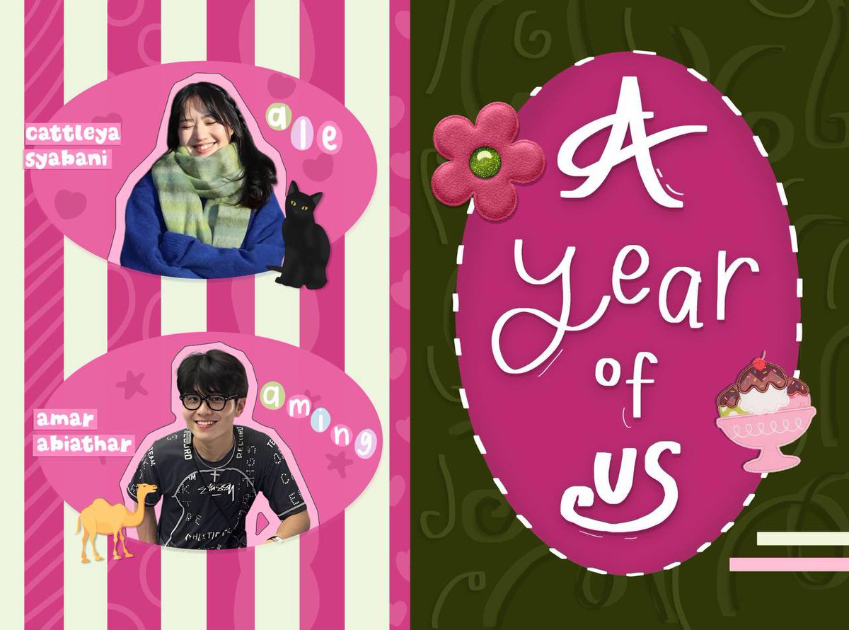hapi happy anniversary <a href="/syabanitea/">Cattleya S.</a> <a href="/Frank8ean/">࣪</a> wishing you both a lot of happiness and long last yaa!! be happy you guyss 💓🍡🏄🏻‍♀️ #BISyaSetahun