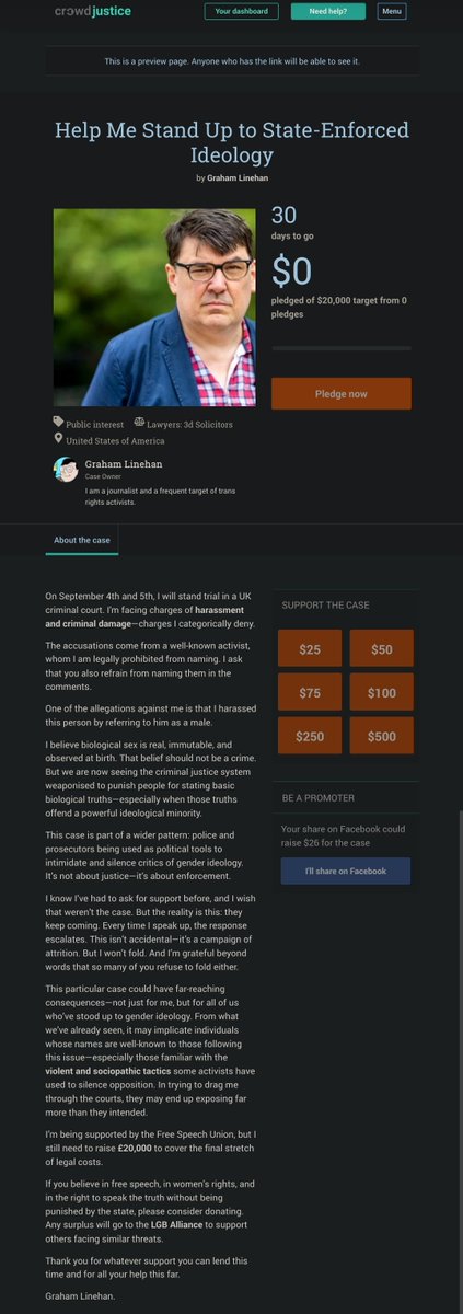 Your Substack alone earns £90,000. 

Yet you're asking women on much less than you to fund your throwing a man's phone because you couldn't control your temper. You were provoked by a despicable man but chose to respond. 

And now you think women should pay? 

Fuck. Right. Off.