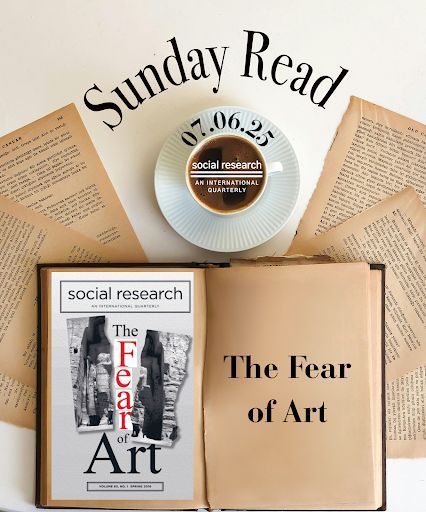 SocResJournal's tweet image. For this #SundayRead, we return to our Spring 2016 issue, “The Fear of Art.”
Contributor David Freedberg argues that “fear of art and love of art are two sides of the same coin.” How is art both yielded and suppressed—by democracies and totalitarian regimes alike?
In addition…