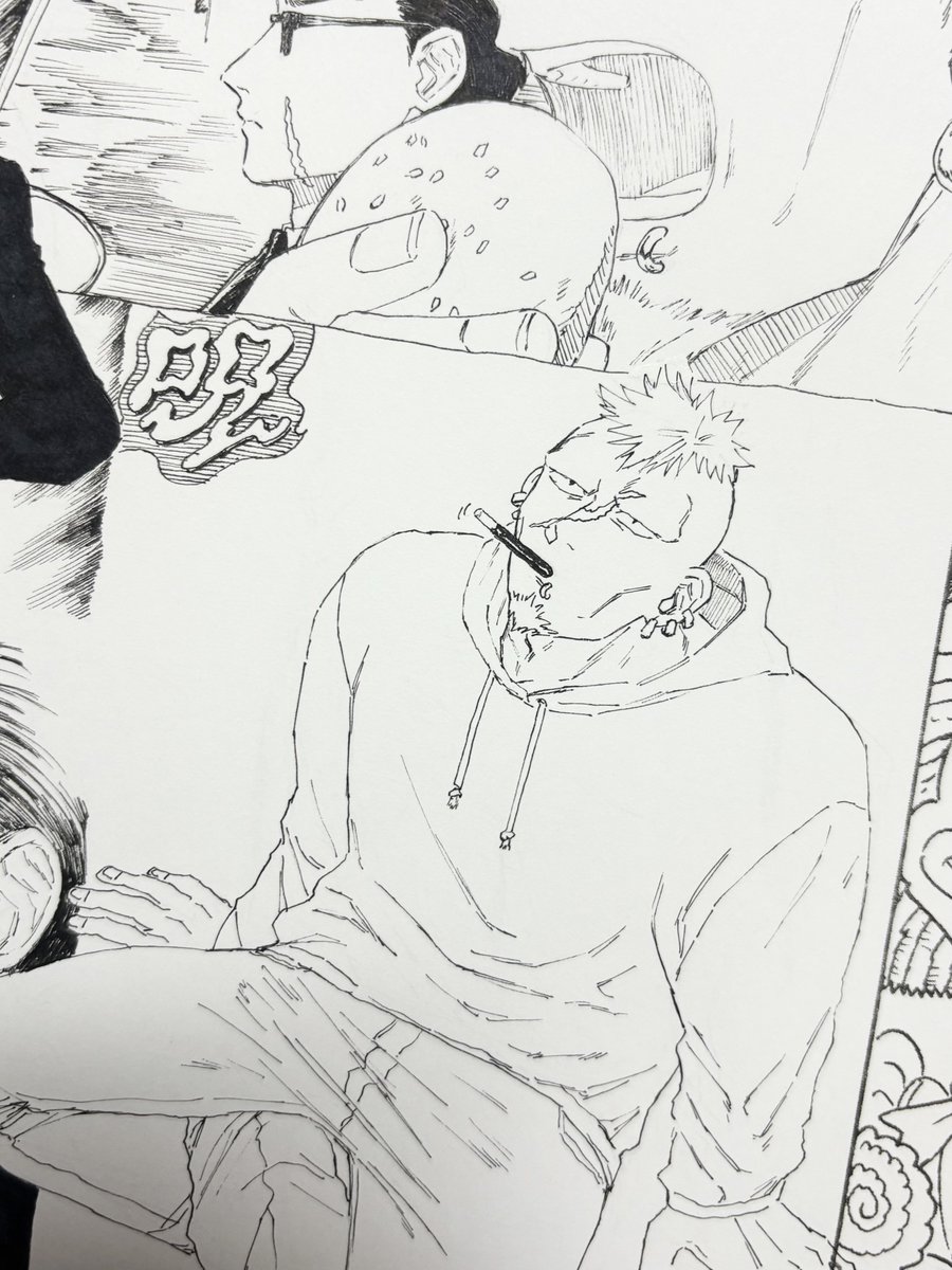 ny3kc's tweet image. 漫画かこーと思って準備してたら自分でも忘れてる絵が出てきてたのしい