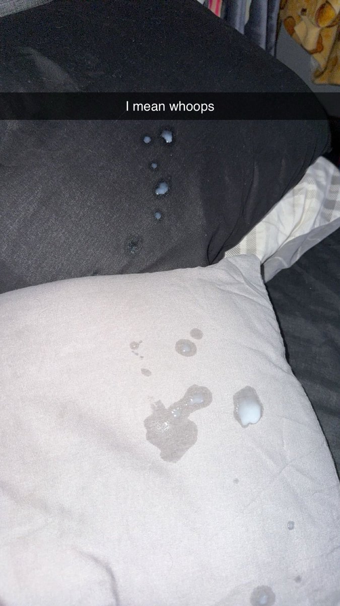 big_shoot20's tweet photo. Over my head and onto the pillows what a waste 💦 https://t.co/zGFFnjkfhY