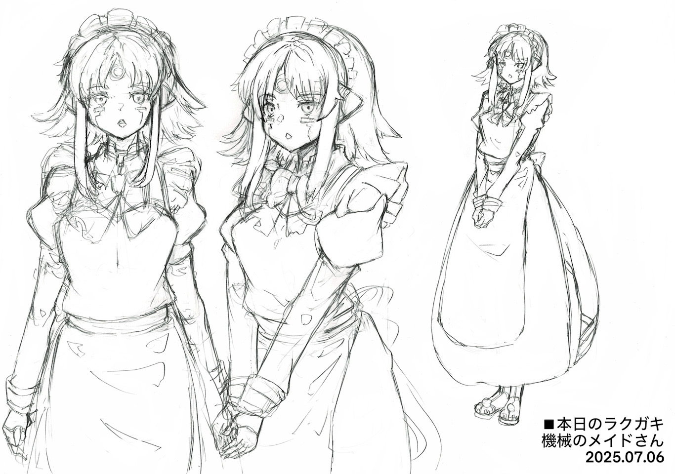 手描きイラスト　リク21 敷島リク on X: 