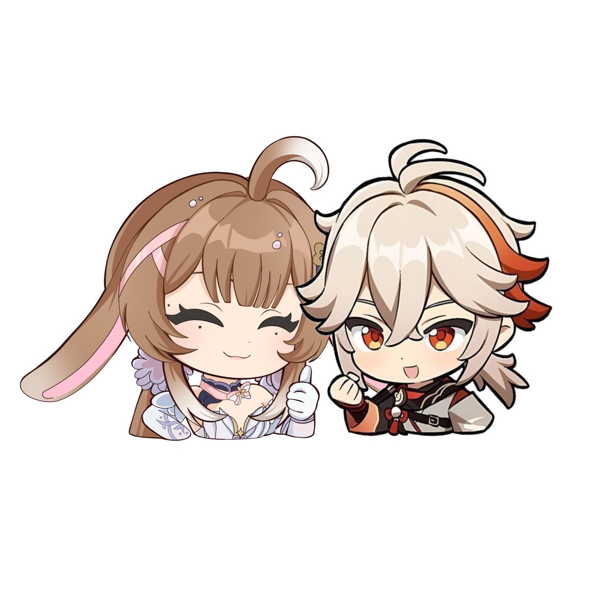 My babies #Genshin  #Ocxcanon #Ocgenshin  #KAZUHA  #OC