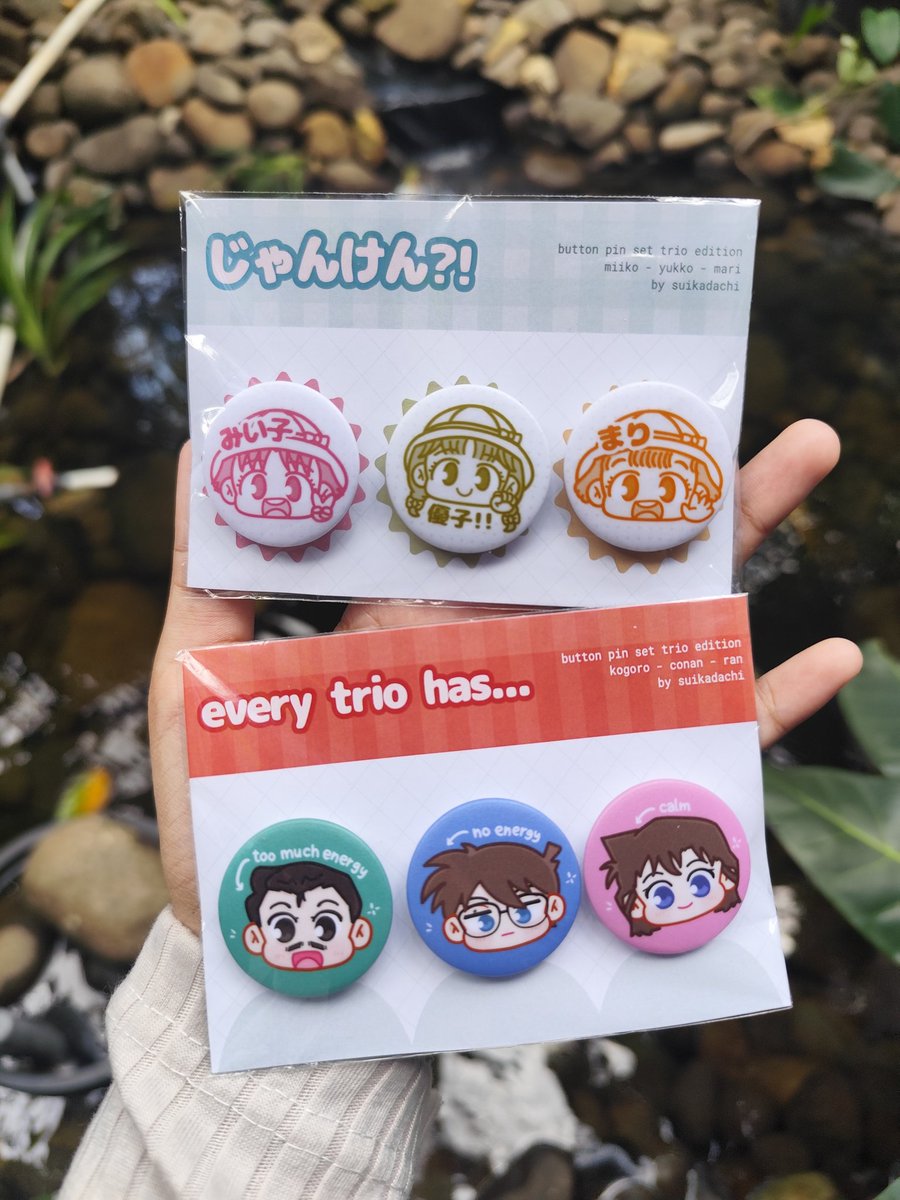 suikadachi's tweet image. [ 💚🔁 are appreciated! ]

My post #cfxx #cf20 merch is READY STOCK on shopee!! Mumpung besok 7.7 lumayan banget lho free ongkir min. 0 😋🍀

🍉 : HQ!!, one piece, hai miiko, aot, conan, jinmao, cats

Thank you and happy shopping!! 😽

#comifuro20 #cfxxaftersale