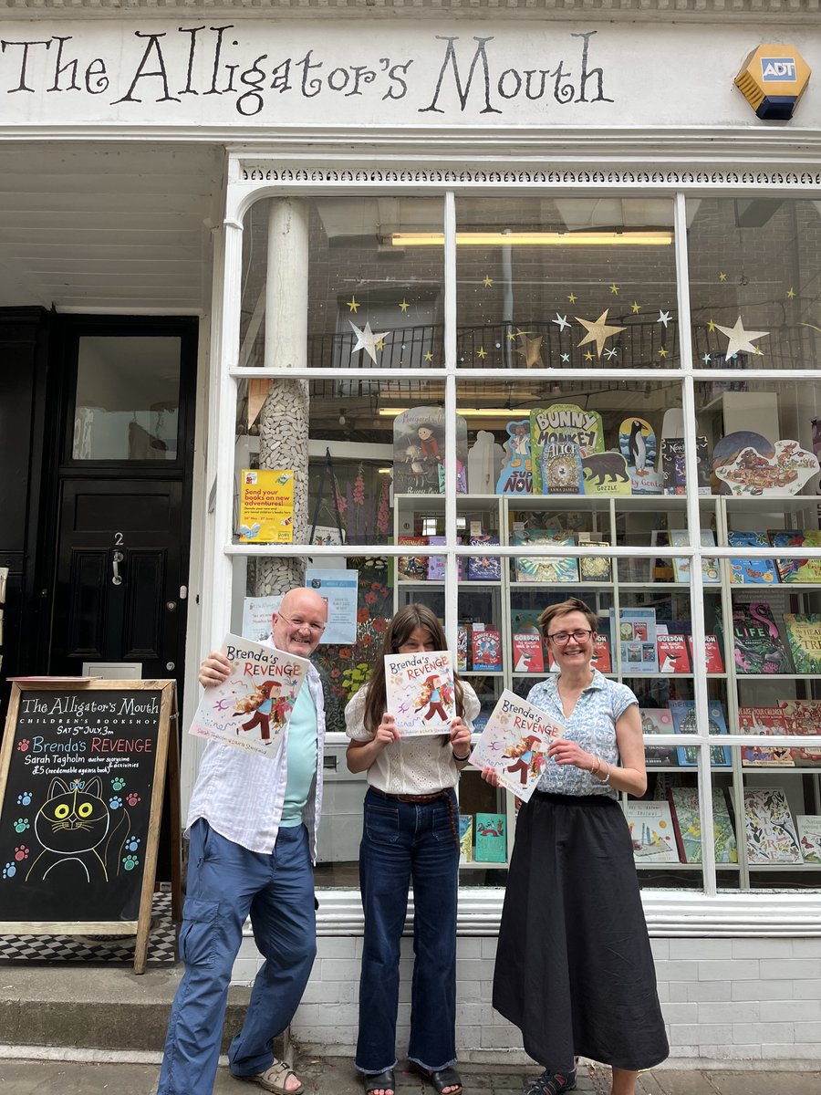 alligatorsmouth's tweet image. Thank you to @mrstwit who joined us yesterday for an afternoon full of cat-themed fun, revenge, and craft activities. The children had a wonderful time pouncing on mice and curling up for a feline nap. Signed copies of Brenda's Revenge now in stock!