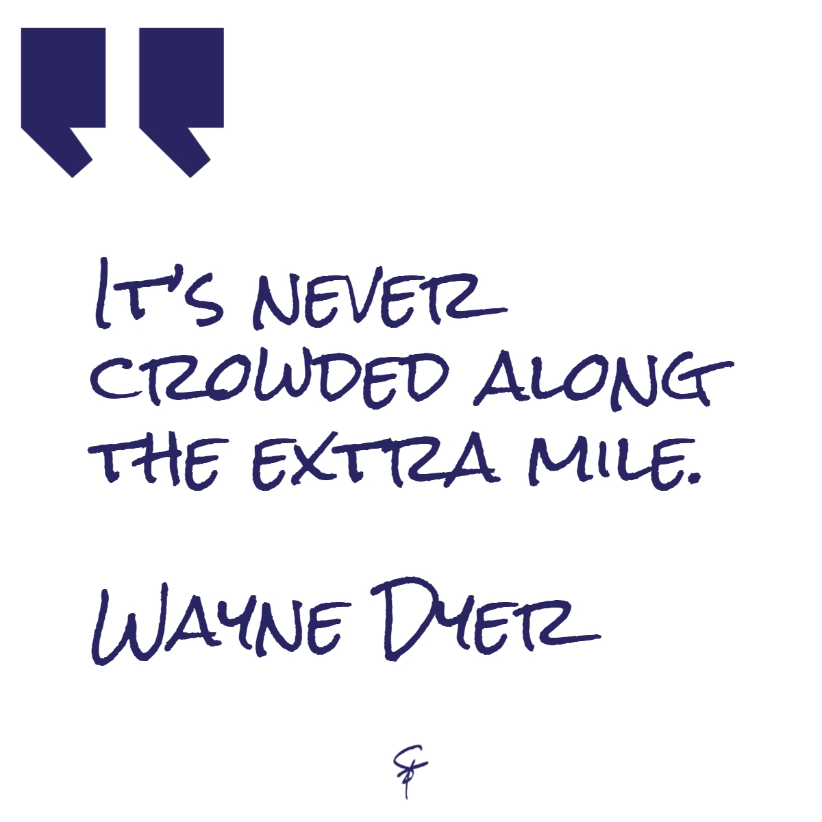 Let's make the extra mile a traffic jam!