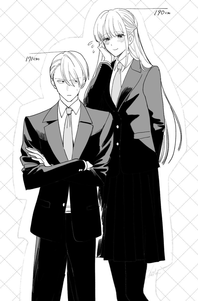 OguAnF's tweet image. 男子の平均身長を優に越すでっけ～女の子が好きっていう話