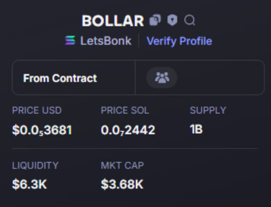 AlysaK91260's tweet photo. 🚀UPDATE :   $Bollar    #Bollar

🔼CALL   3K    ➡️   24k

📈DONE   8X

Tele PRV: @DRACULA_Degens

🔗 Join Group Private DM : https://t.co/gMCwxIqTlg https://t.co/v3kXc5kayj