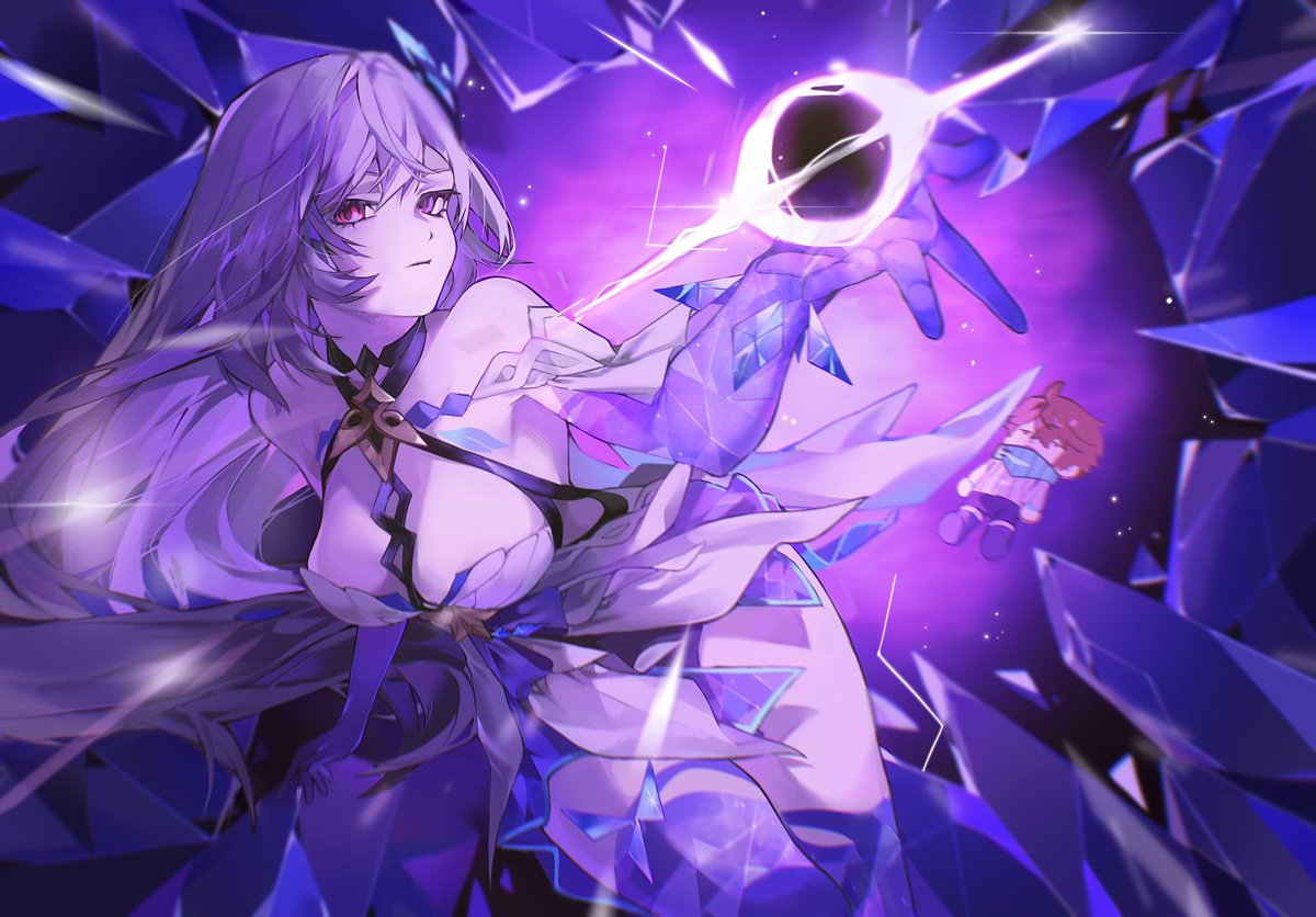 naengbi1008's tweet image. #原神 #GenshinImpact #Skirk 
👾