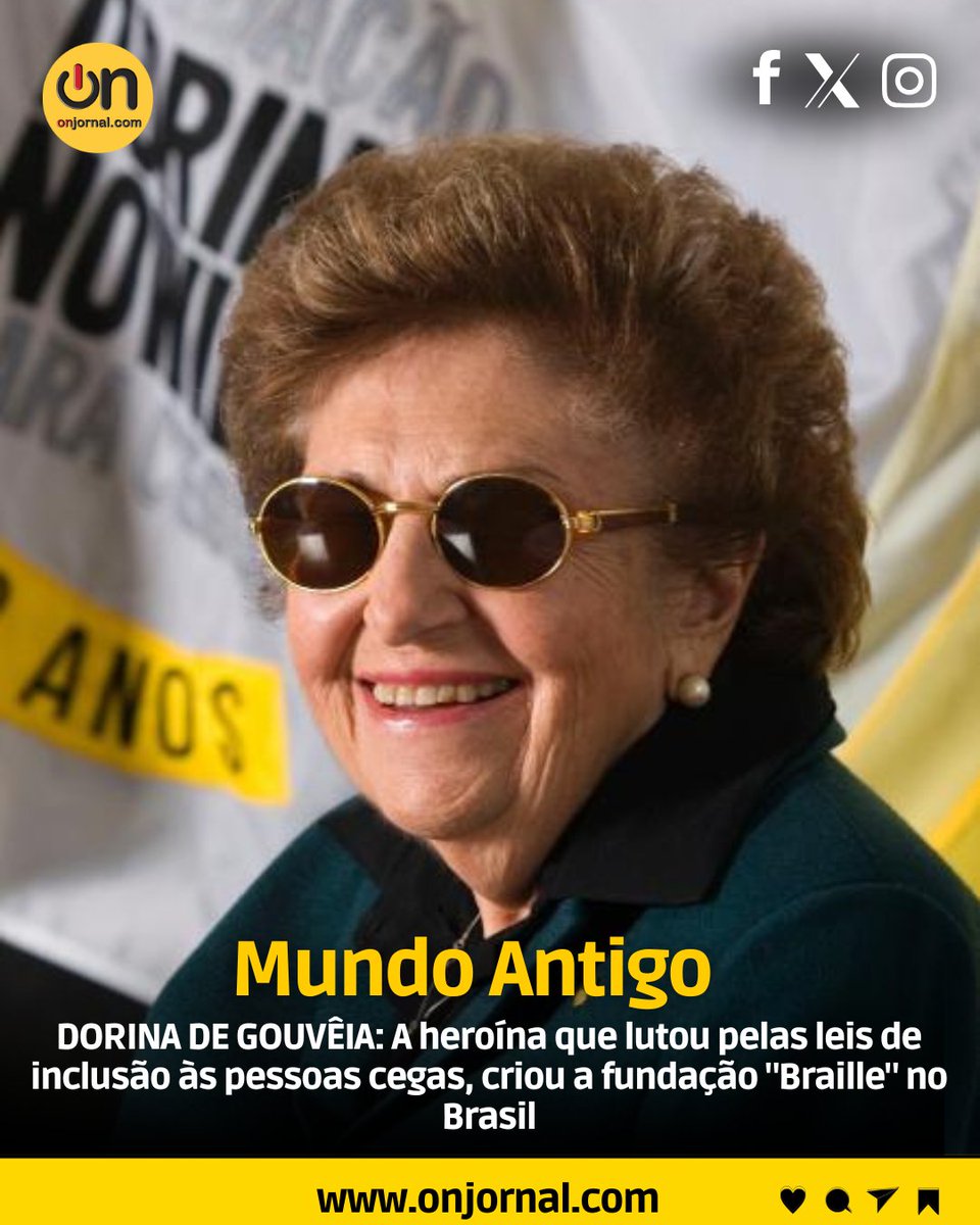 Onjornal1's tweet image. Em 1954 Ela conseguiu que o #ConselhoMundial para o #Bem-Estar do #Cego se reunisse no #Brasil, em conjunto com o #ConselhoBrasileiro de #Oftalmologia e a #AssociaçãoPanamericanadeSaúde.

Acesse:onjornal.com/site/noticia/d…