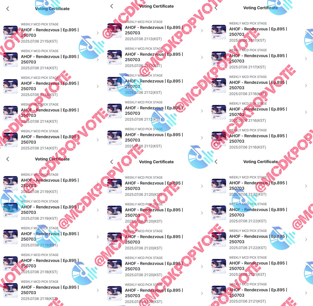 here's the 30 votes for #AHOF for winning the poll and having the most follow proofs. Thank you everyone for joining😊

#mcdkpop_proof
