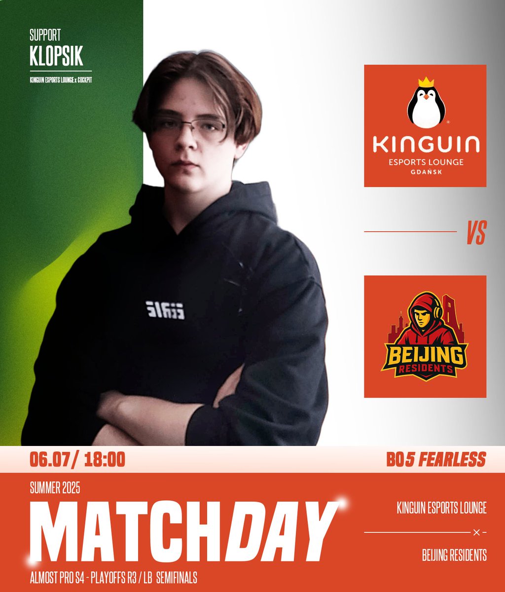 dzisiaj o 18:00 ćwierćfinał <a href="/AlmostPro_LoL/">ALMOST PRO</a> 
wyjątkowo z <a href="/Lolek3q/">Klopsik</a> na supporcie