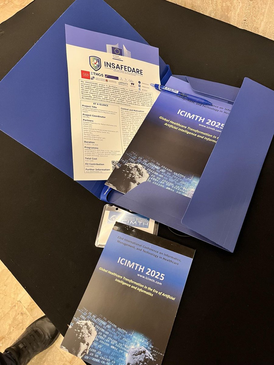 insafedare's tweet photo. #INSAFEDARE had a strong presence at the 23rd ICIMTH in Athens! 
Our participation included: 3 Paper Presentations, a Project Presentation and a Workshop.  A great thank you to everyone who attended provided feedback, and asked insightful questions.
#ICIMTH2025 https://t.co/wMcJRzVTpa