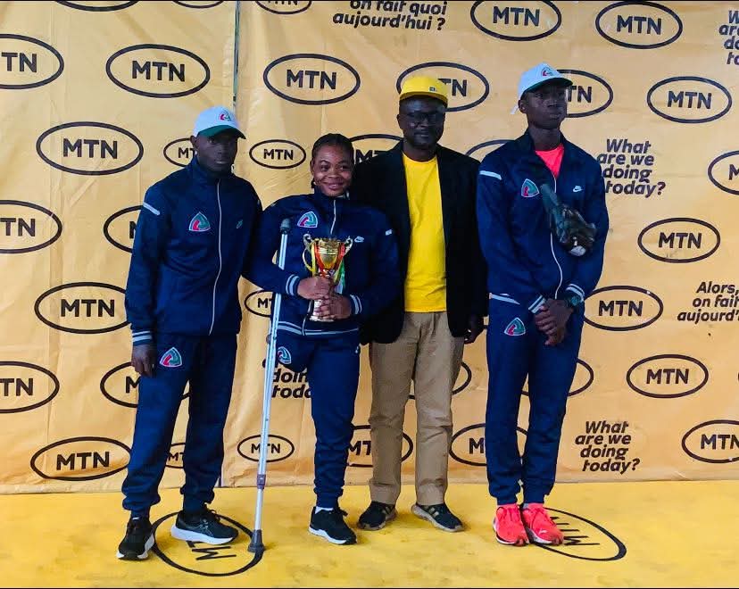 iucdouala's tweet photo. Félicitations championne 🫶🏾
Le trophée 🏆 rentre à la maison ❤️ (sport paralympiques )

#iucdouala #chazu2025 #IUC #fenasu #minesup #sports https://t.co/lksZxqJGjS