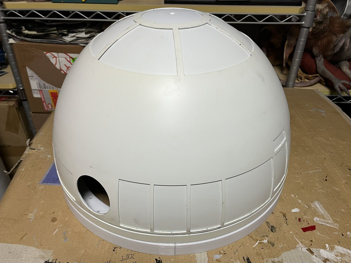 AB_PROPS's tweet image. 今日のR2-KT
ドームは3Dプリンタではなく、かなり前に購入して手付かずだったパーツを利用。レジンパーツも揃ってます。
これはこれで、加工が面倒だったりするけど。
#Droid
#ドロイド