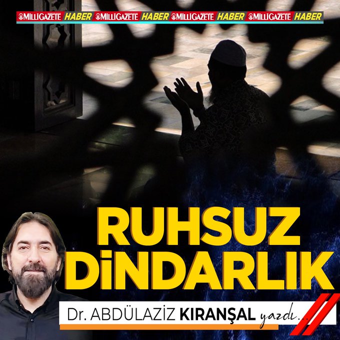 Ruhsuz Dindarlık...

Bir dindarlık düşünün ki; üretilen ulvi hedefler için ahlakımızı, değerlerimizi, merhametimizi ve kardeşliğimizi bile gözden çıkarabileceğimizi telkin edebiliyor. Bir dindarlık düşünün ki; yola niçin çıkıldığının artık bir önemi kalmadığını ve önemli olanın,