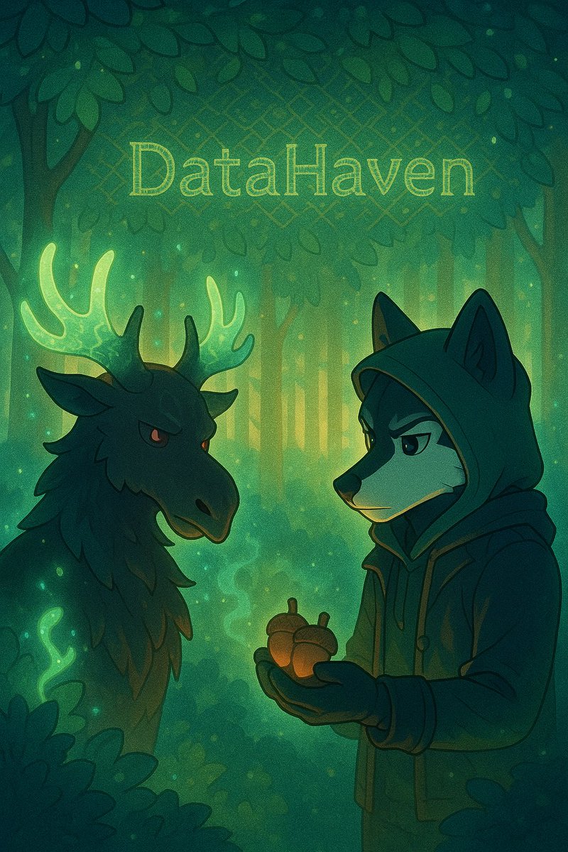 TrashM132981's tweet image. My first post about @DataHaven_xyz 🤲
Datahaven - L1 Blockchain by Moonbeam fdn
Now in Discord you can actively farm roles and collect acorns !
1 key = 10 acorns. Collect 27 keys and open the door. Keys for girnd and for zealy 👀