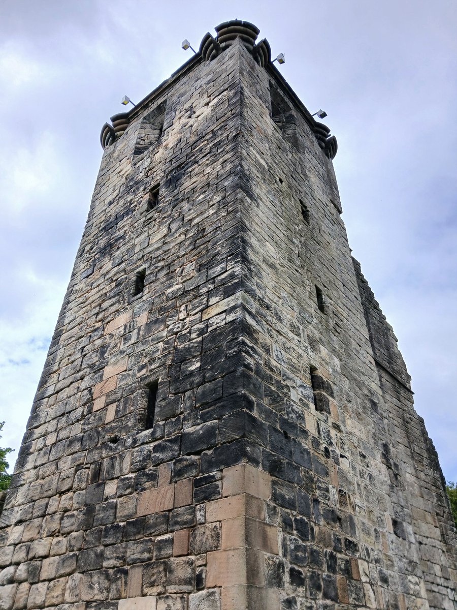 CSbungo's tweet image. Wee outing to Crookston Castle. Wasn't sure if I'd make it to the top but the ladders were easier than I remembered. Tbf last time I tried was over 50 years ago and I only had tiny legs.
