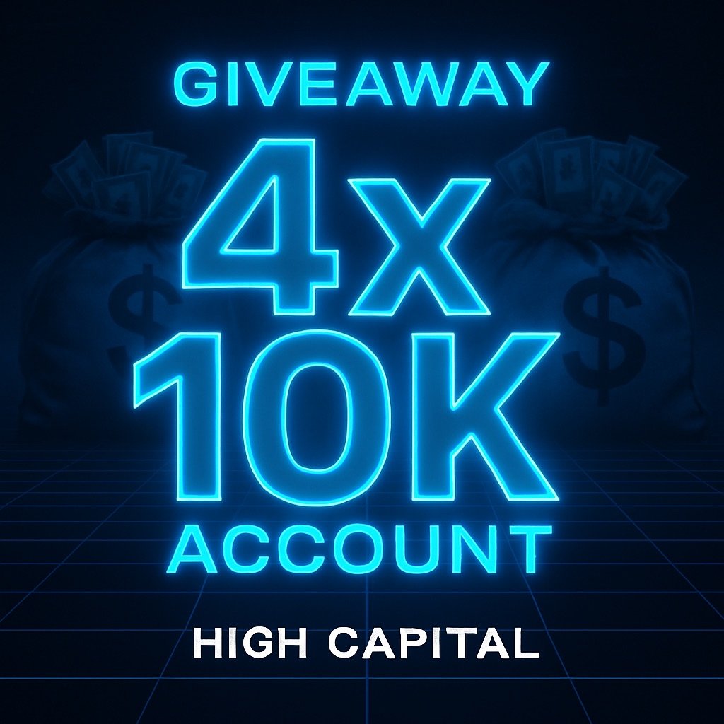 4x 10k Account Giveaway! 

Must:
🟦. Follow: 
<a href="/hihcapital/">High capital</a> | <a href="/kaitofxfpt/">KAITO FX 🇮🇳</a> | <a href="/FxPropTraders/">FxPropTraders 🇮🇳</a> | <a href="/TheForexTraderz/">The Forex Trader</a>
@Ayushcfofpt | <a href="/BrookBhai/">Brook</a>

📷. Like, RT &amp; Tag 2 Friends

📝Comment “High Capital to the Moon"

🟦. Discord:
discord.gg/Wuk8nQ7a4H

🎯 Winners announcement on 16 July.