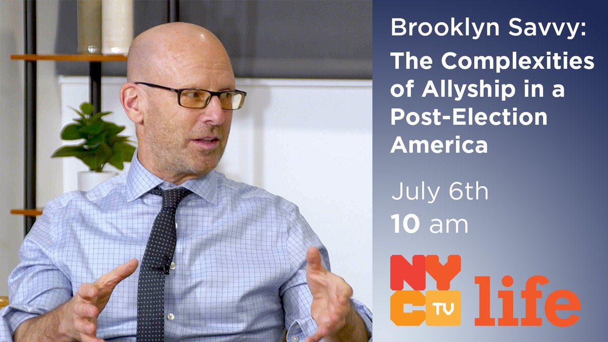 nyc_media's tweet image. Tune in TODAY for a new episode of #NYCLife's "Brooklyn Savvy," at 10am!
On @BrooklynSavvy, Toni Williams unpacks the complexities of allyship in a post-Election America. on.nyc.gov/BrooklynSavvy