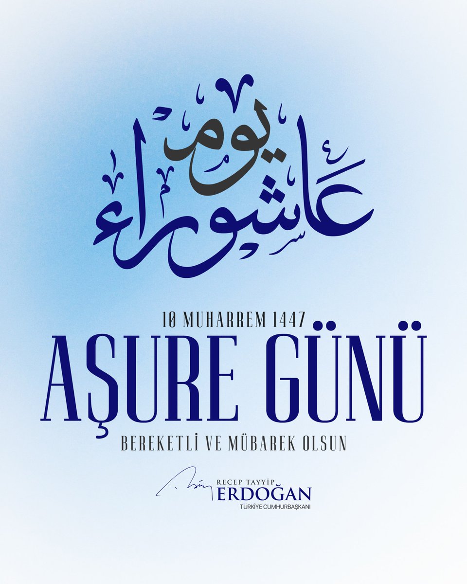 .Bugün vasıl olduğumuz Aşure Günü’nün Alevi-Bektaşi kardeşlerimiz başta olmak üzere tüm milletimiz için hayırlara vesile olmasını diliyorum.

Şah-ı Şehidan Hazreti Hüseyin Efendimizi ve 72 yol arkadaşını şehadetlerinin 1386’ncı yılında rahmetle, kemal-i hürmetle yâd ediyorum.