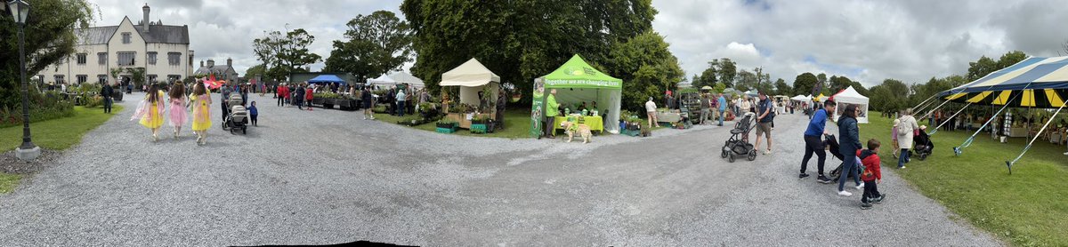 Great crowds again today at Galway Garden Festival at <a href="/ClaregalCastle/">Claregalway Castle</a>
