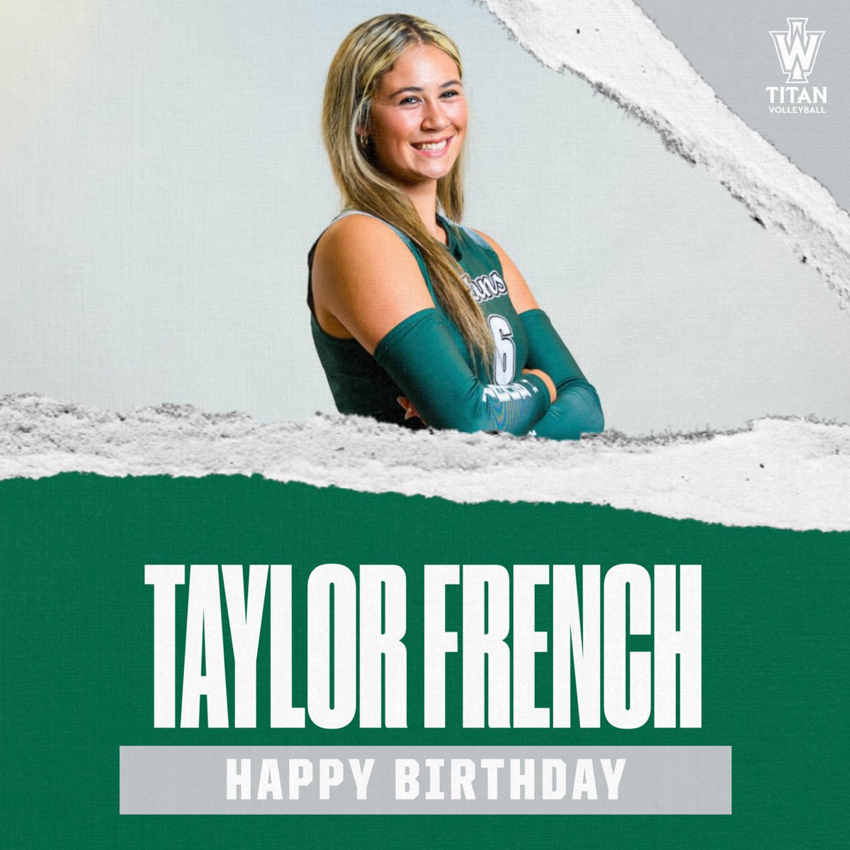 IWU Women’s Volleyball (@iwuvolleyball) on Twitter photo Happy Birthday to senior, Taylor French! 🤍 Happy Birthday to senior, Taylor French! 🤍