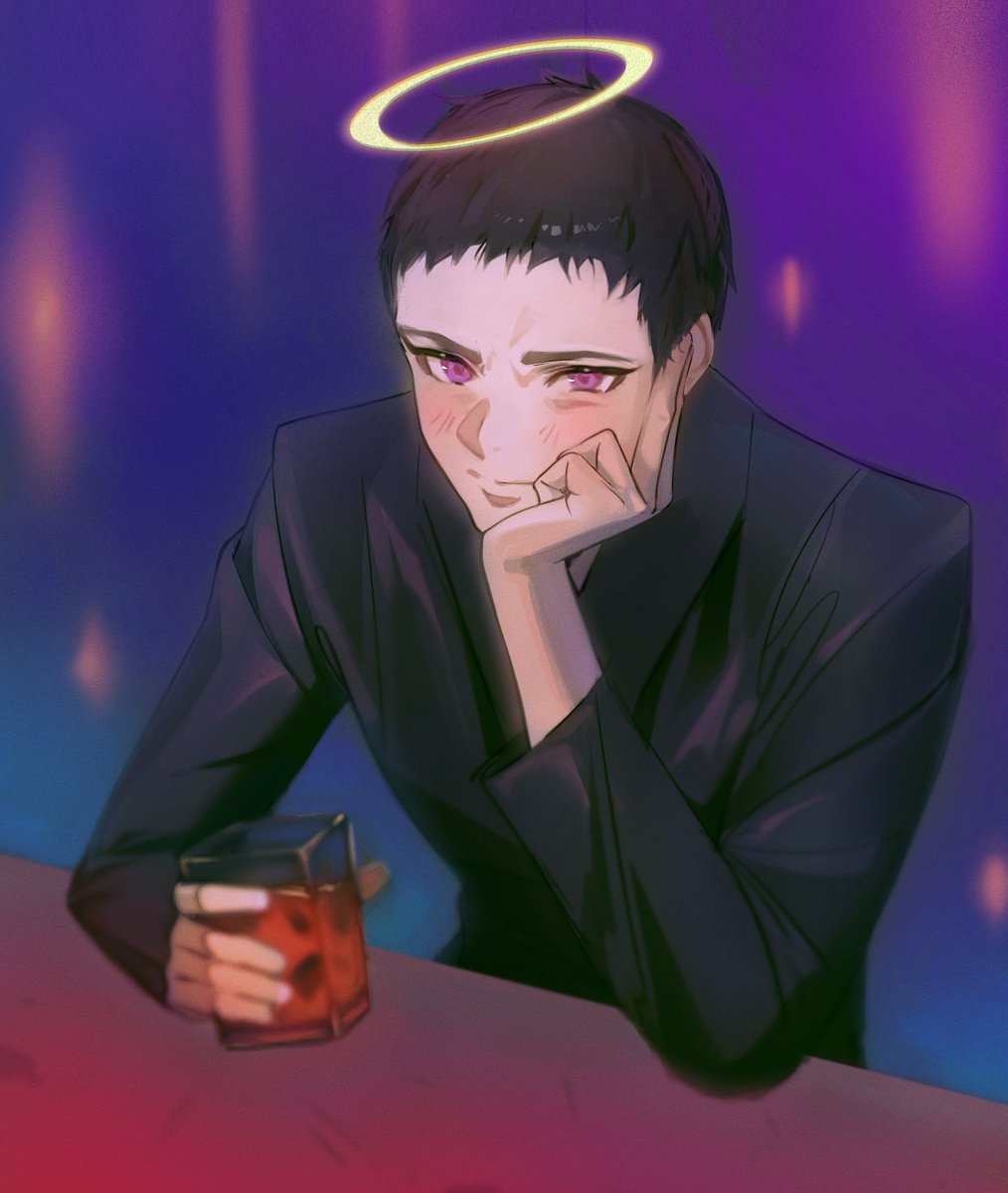 floatide's tweet image. Off duty angel