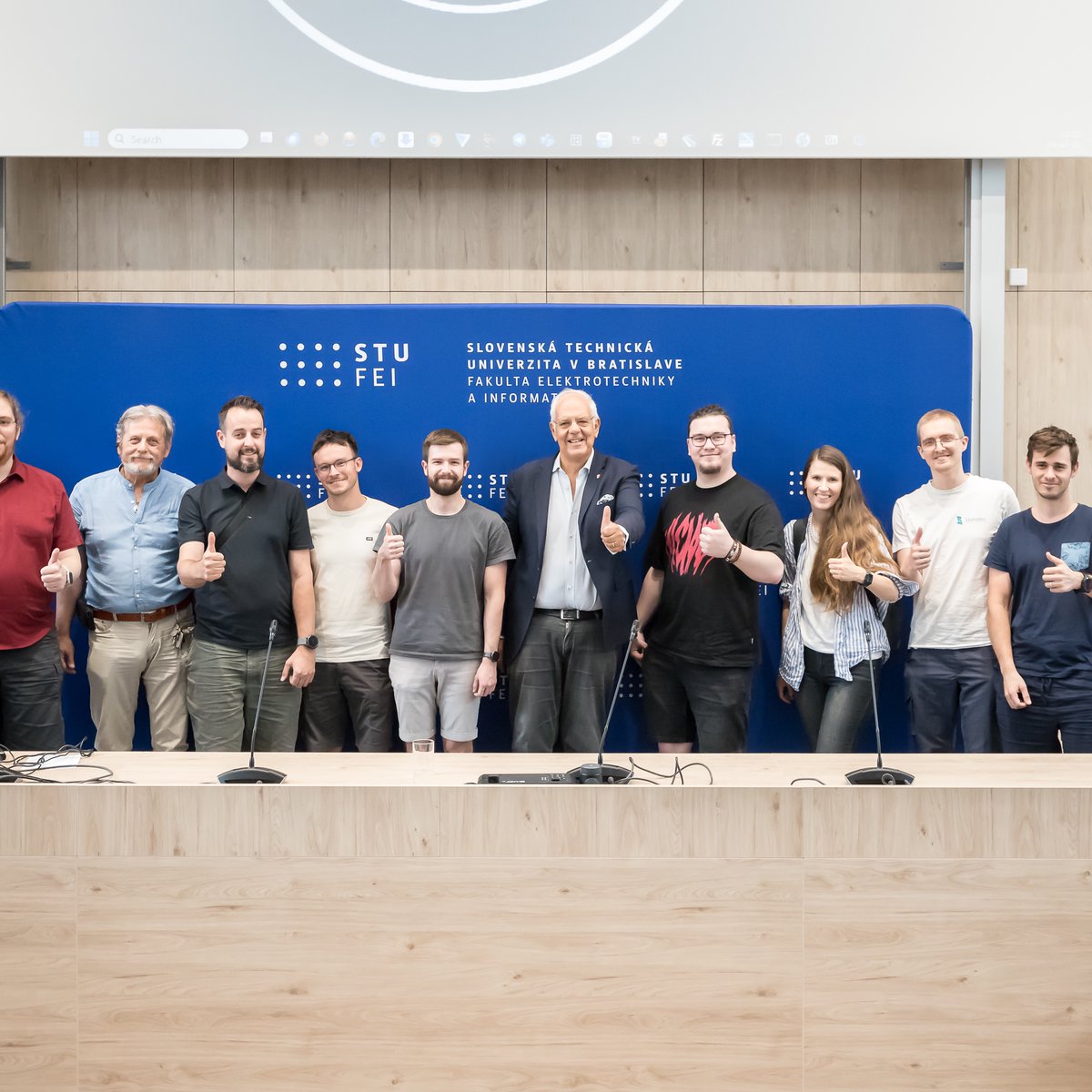 ✨ Prof. <a href="/brunosiciliano7/">Bruno Siciliano</a>, invited by Prof. František Duchoň, was warmly welcomed at the Faculty of Electrical Engineering and Information Technology of STU in Bratislava 🇸🇰 where he delivered a lecture titled “Robotics Meets AI – The Future is Now!”.