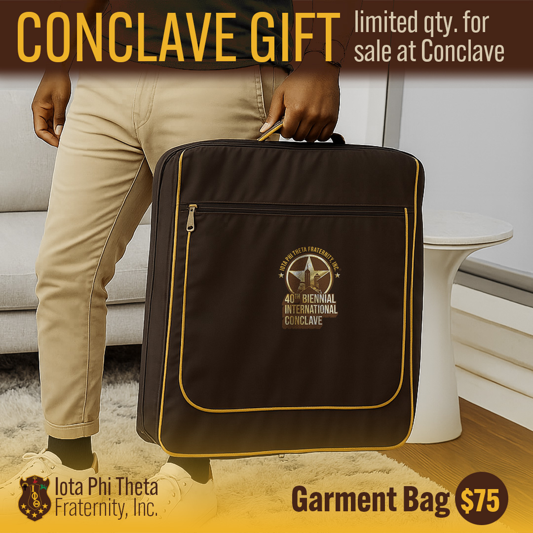 We'll have a LIMITED supply of the 2025 Conclave gift for sale for those who would like to purchase one. A branded garment bag perfect for future trips. WHILE SUPPLIES LAST! See you soon.