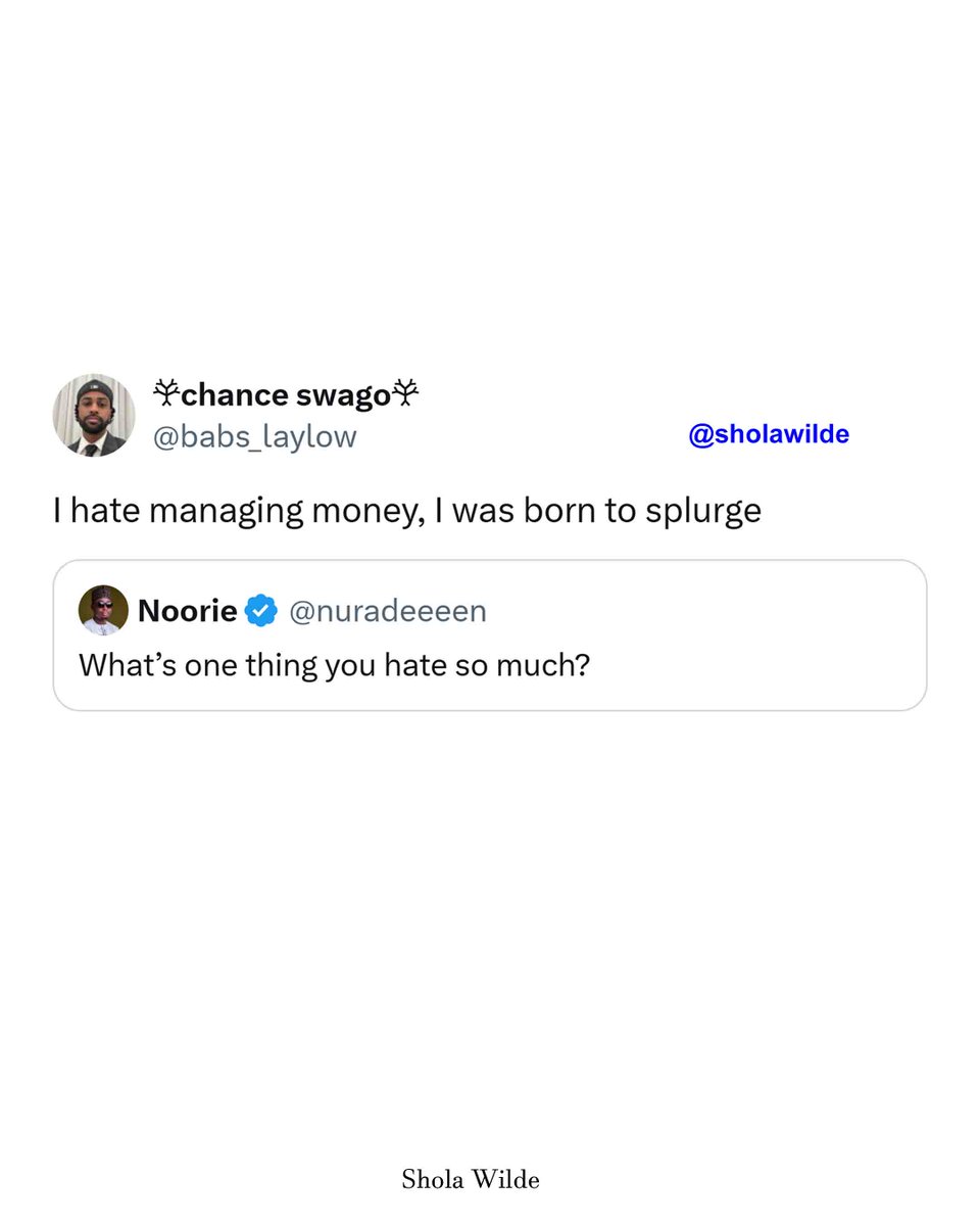 SholaWilde's tweet image. #funnyshit