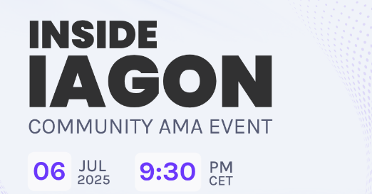 Kat (@therealweb3kat) on Twitter photo Have questions for the <a href="/IagonOfficial/">Iagon ๐งโ๐๐ฝ</a> team?
Now is your chance to ask.
AMA later today in their discord (730pm UTC).
Take advantage of the opportunity for open dialogue. Tbh, more teams should do this regularly ๐ซก Have questions for the <a href="/IagonOfficial/">Iagon ๐งโ๐๐ฝ</a> team?
Now is your chance to ask.
AMA later today in their discord (730pm UTC).
Take advantage of the opportunity for open dialogue. Tbh, more teams should do this regularly ๐ซก