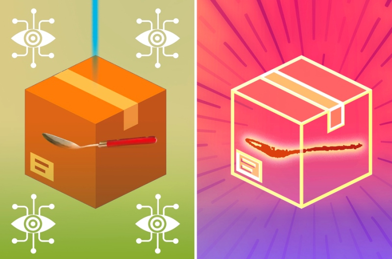 DNewstop's tweet image. Robots can now see through stuff with Wi-Fi tech! My snack stash is doomed. #RobotVision #MIT #Tech