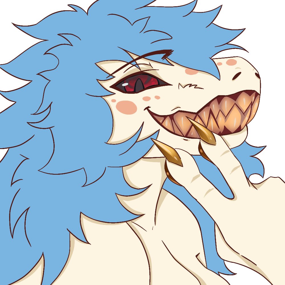 I really enjoy drawing teeth
#wip