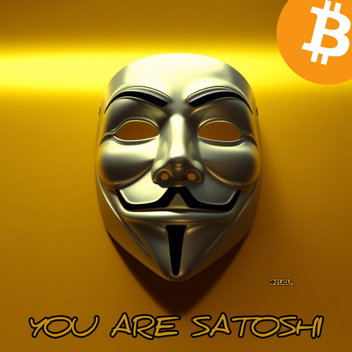 21JCLP's tweet image. YOU ARE SATOSHI 🫡

Bitcoiners 🟠
