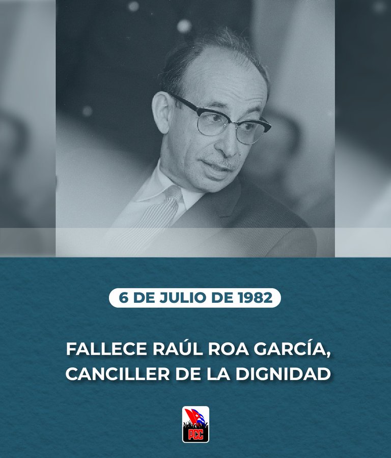 "Esta Revolución, que es mi Revolución, que llevaba fluyendo por las venas de mi espíritu, habré de servirla siempre hasta las últimas consecuencias".

Raúl Roa 

#CubaViveEnSuHistoria #AnapCuba #JesúsMenéndez #PorLasTunasLaVictoria