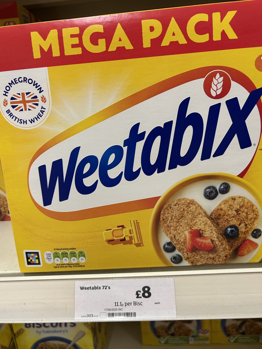 han_pennick's tweet photo. @weetabix Are you serious! £8 for a box of cereal? https://t.co/rQcOSXoxni