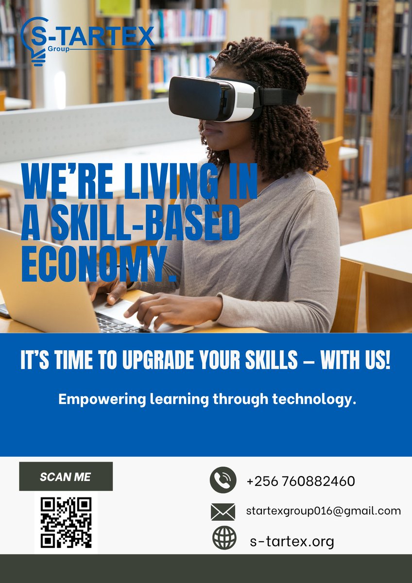 Ready to level up your skills? 📲
 Scan the QR code or click the link to join S-Tartex Academy today!
Let’s learn, grow, and build the future — together.
#STartexAcademy #ThinkInnovateCreate #SkillUp #TechForLearning