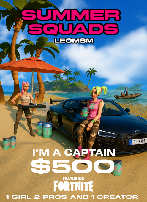🏆Playing <a href="/LeoMSM_/">LeoMSM_</a>  Summer Squads torny with <a href="/alexxabtw/">EGY Alexxa</a> <a href="/SandevskiBojan/">Bojan</a> <a href="/teichifishy/">WS Teichifishy</a> 🏆
❤️Thank you so much for the invite