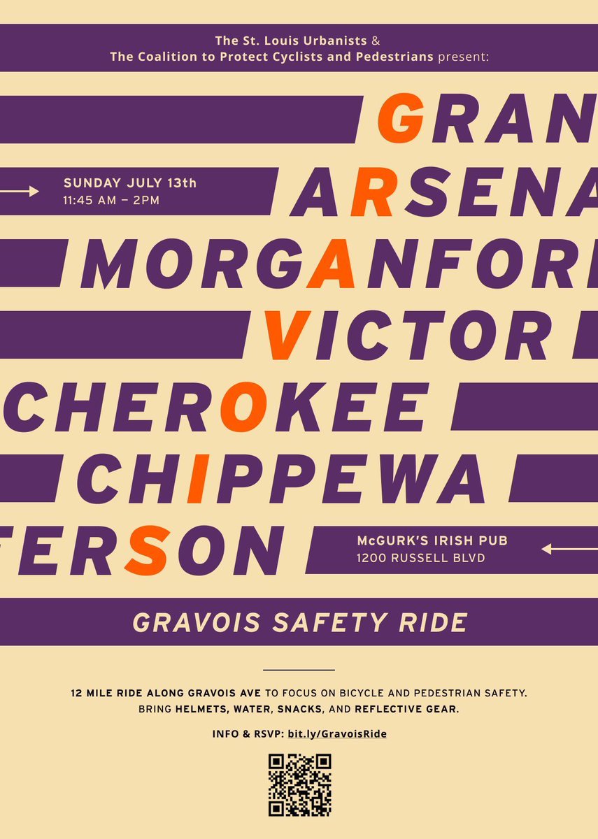 STLUrbanists and CP2 are hosting a Gravois Safety Ride to directly survey for critical safety issues. This is a chance to put eyes on the problems and strengthen our petition for immediate improvements. Your perspective is invaluable! Join us to advocate for safer streets.