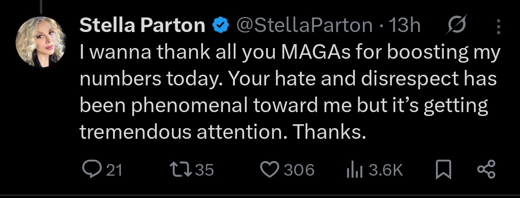 Saying the quiet part out loud. Don't play their games.