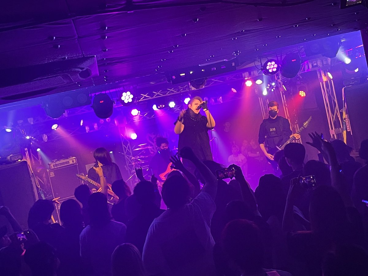 最後にCybernetics Lev.3 主催SCYLAでした！
自分のバンドをフロアで見るのも新鮮でした！！
自分のバンドで言うのあれですが！最高です！