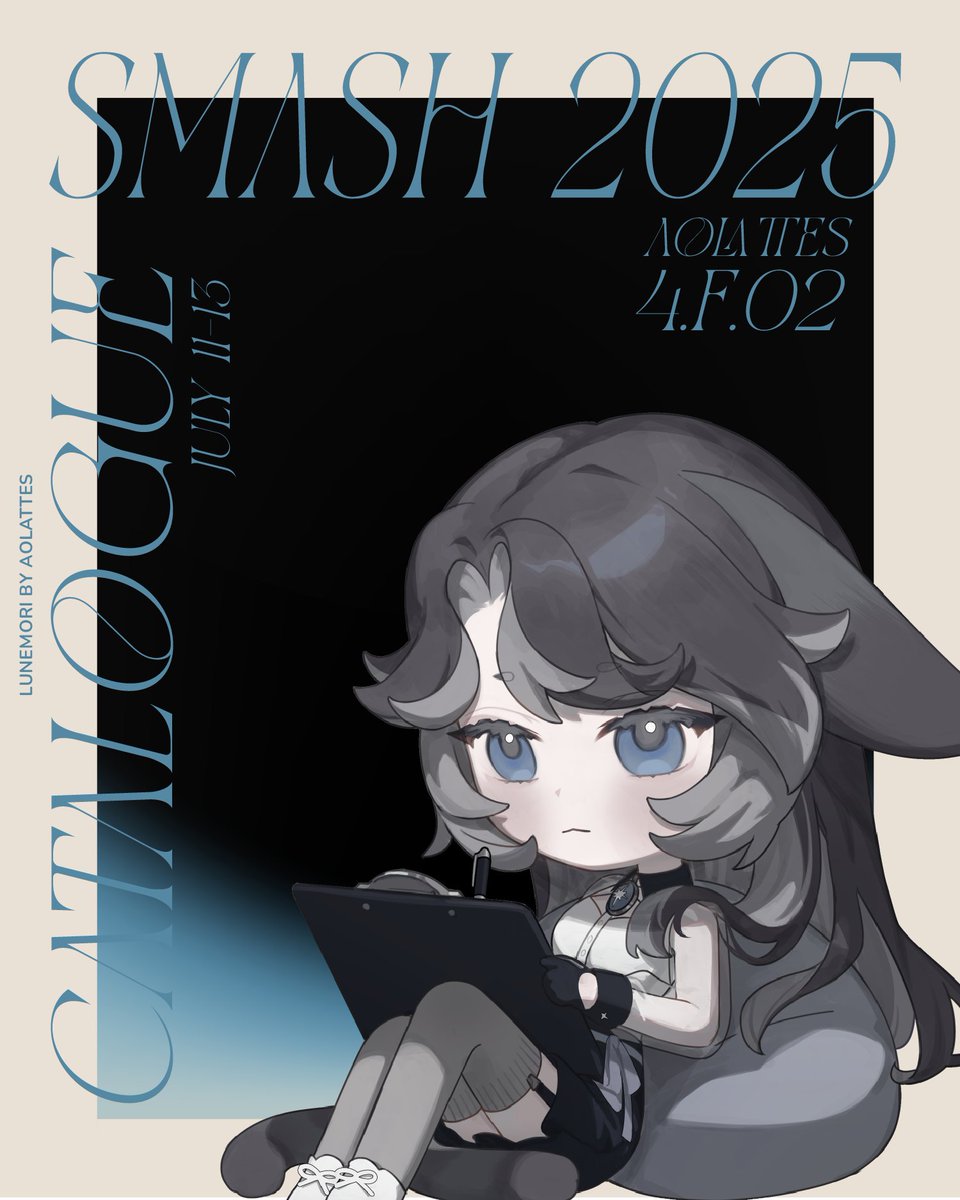 aolattes's tweet image. ♡ + ↻ are appreciated 💙
SMASH! 2025 catalog 📍 Table 4.F.02 with @boosify
Find us at Level 4, Table F02 - July 11-13. Come and say hello!
(1/2)
Catalogue designed by @zuuniex
#smashcon #smashcon2025