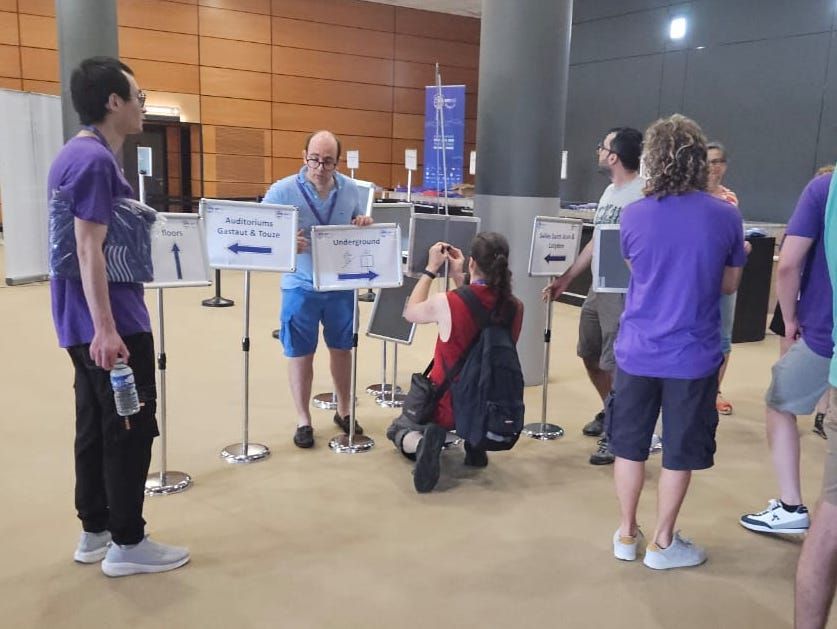 epshep2025's tweet image. 🎉 The installation is nearly complete — we're putting the final touches in place at the Palais du Pharo!
We're ready and excited to welcome the first participants to #EPSHEP. Safe travels and see you soon in Marseille! 🌞🌊