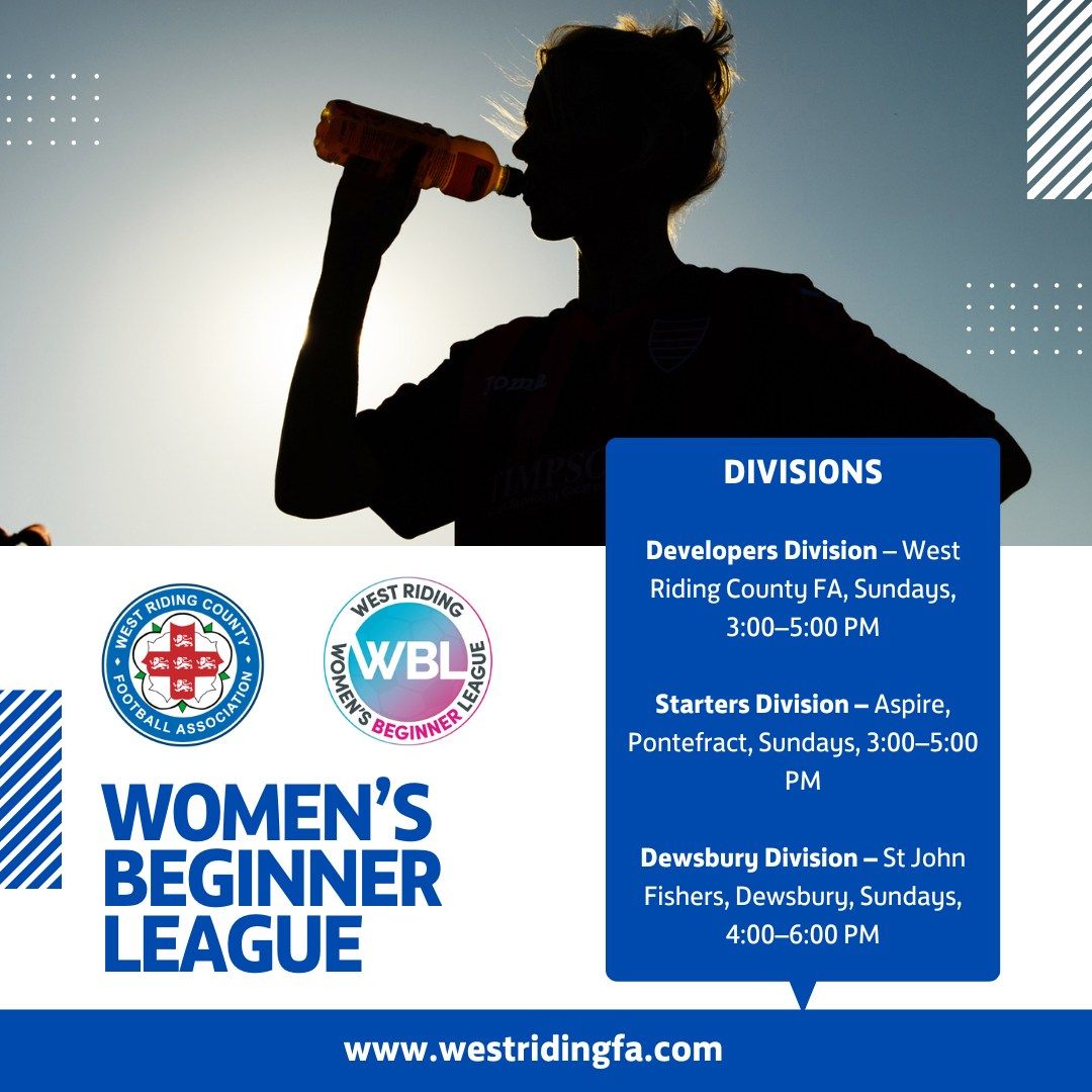 The entry deadline for our 25/26 Women's Beginner League has been extended to Monday!

Whether you're stepping onto the pitch for the first time or rediscovering a passion for the game, this league could be perfect for you ⚽ 

Register here ⬇️ 

bit.ly/4ldI5mk